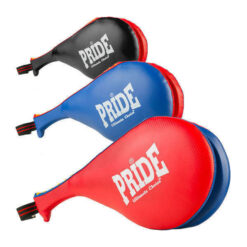 Double Target Pad comes in blue, red and black colour