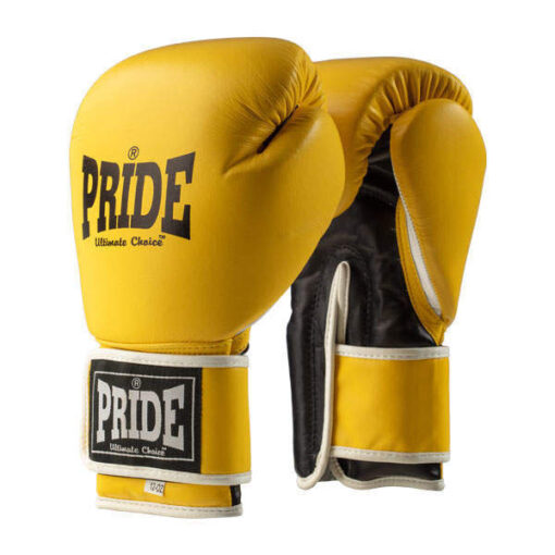 Professionelle Boxhandschuhe Thai F7 Pride gelb