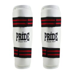 Shin guard Diamond Pride white colour