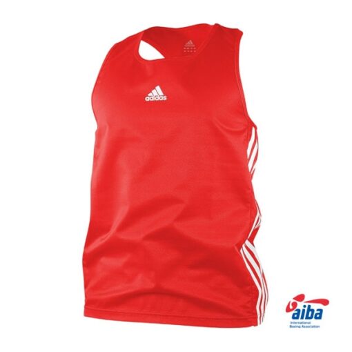 Boks majica Aiba Adidas rdeča