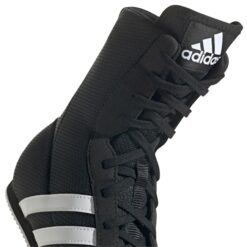 Adidas Box Hog 2 boxing shoes black with white stripes – lightweight ring model laces