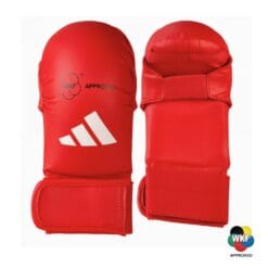 Adidas WKF Karate Faustschutz für Kumite in Rot
