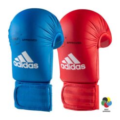 Karate Faustschutz WKF Adidas blau und red