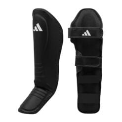 Black Adidas Speed shin and instep guards