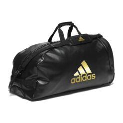 Sporttasche mit Trolley Funktion Adidas Schwarz-Gold logo