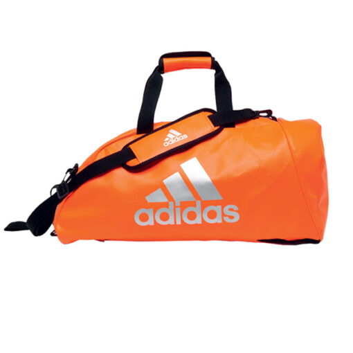 Sports bag - backpack PU 3 in 1 Adidas solar-red with silver logo