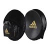 Handpratzen Adidas schwarz mit goldenem Logo