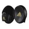 Professional Disc Focus Mitts Adidas balck with gold logo