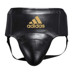 Pro Groin Guard Adistar Adidas black with gold logo 