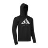 Črn karate lifestyle hoodie Adidas GiStyle 14 s kapuco