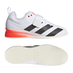 Copati za dvigovanje uteži Adipower Tokyo Adidas bela/črna/rdeča