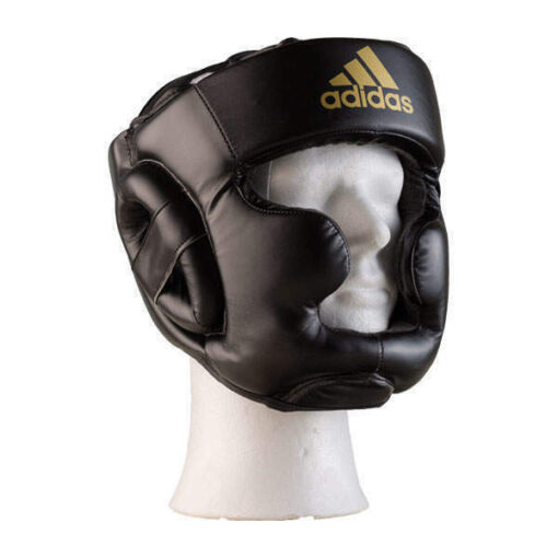 Sparring Boxhelm Speed 41 Adidas schwarz mit goldenem Logo