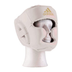 Sparring Boxhelm Speed 41 Adidas weiß mit goldenem Logo