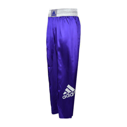 Dolge hlače za kickboxing Adidas modre