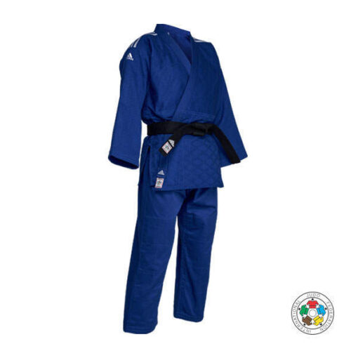 IJF Judoanzug Champion III Adidas blau