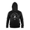 Judo hoodie Adidas black with big logo and inscription Judo