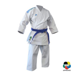 Karate kata kimono Adidas Shori Premier League z modrimi oznakami