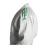 Judogi Club gi Adidas white with green stripes