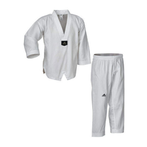 Taekwondo dobok WT Flash Adidas white color