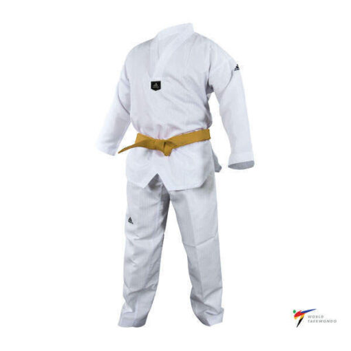 Taekwondo dobok WT Flash Adidas white color