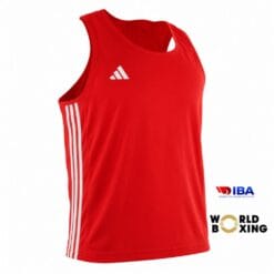Boks majica IBA - WORLD BOXING rdeča