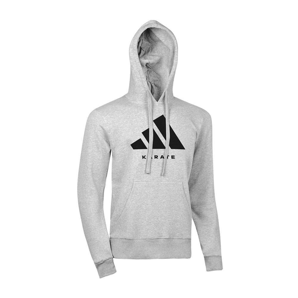 Sivi karate lifestyle hoodie Adidas GiStyle 14 s kapuco