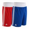 Boksarske hlače Adidas - World Boxing IBA rdeče in modre