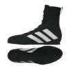 Black and white Adidas Box Hog 4 boxing shoes