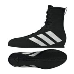 Črno-beli boksarski čevlji Adidas Box Hog 4
