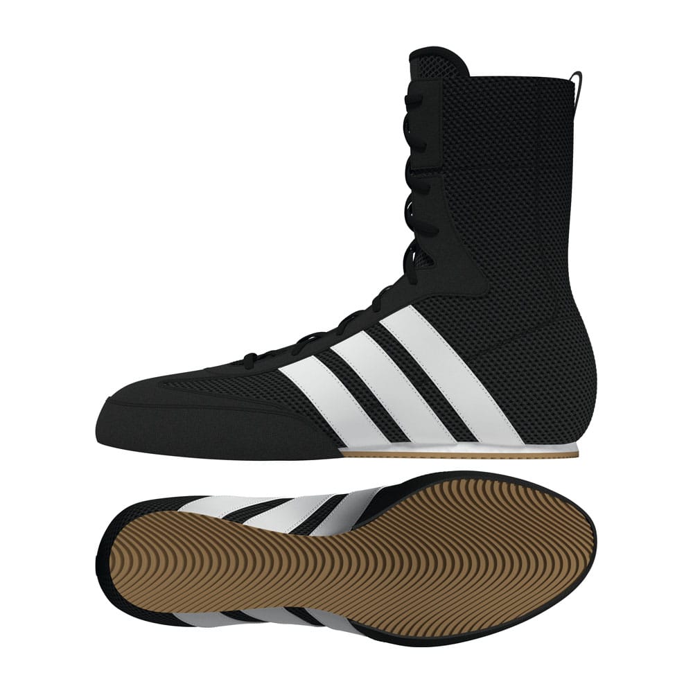 Black Adidas Box Hog Classic boxing shoes