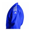 Modri judo kimono Adidas Club J350 s srebrnimi črtami