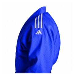 Modri judo kimono Adidas Club J350 s srebrnimi črtami