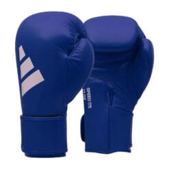 Modre usnjene boksarske rokavice Adidas Speed 175 2.0