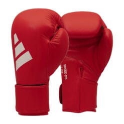 Rdeče usnjene boksarske rokavice Adidas Speed 175 2.0
