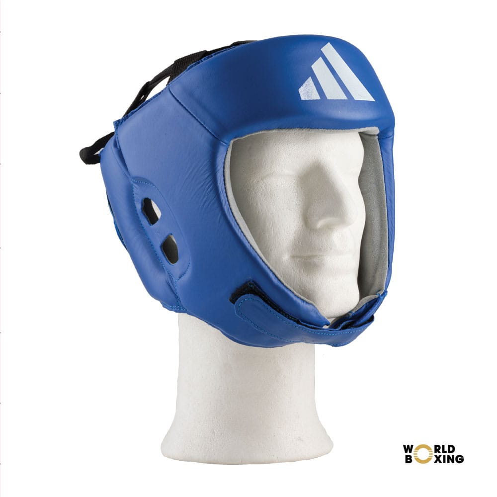 Modra World Boxing boksarska čelada Adidas WB Licensed
