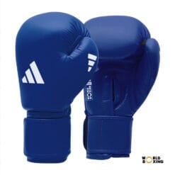 Modre World Boxing boksarske rokavice Adidas WB Licensed