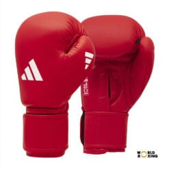 Rdeče World Boxing boksarske rokavice Adidas WB Licensed